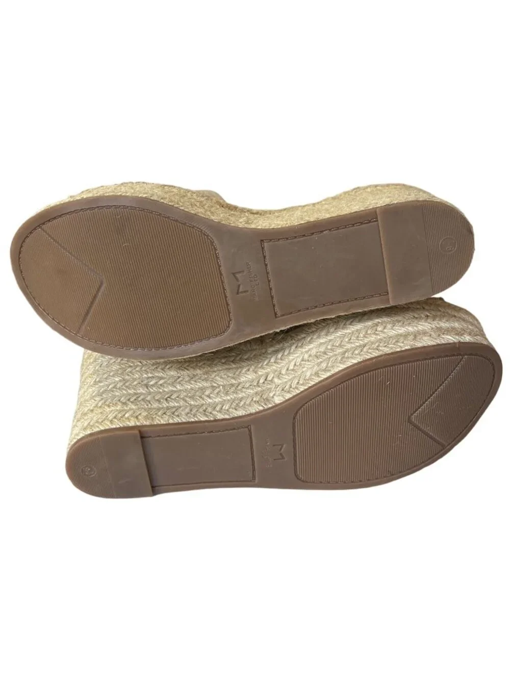 New Marc Fisher Alita Platform Espadrille Wedge Heel Sandal Shoes 9.5